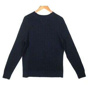 Smartwool Henley Sweater Pullover Navy Blue Stretch Merino Wool 2020 Ski Snow M